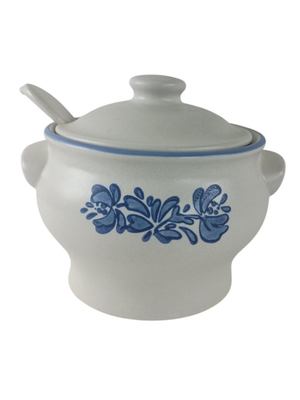Pfaltzgraff Yorktowne 5 Cups Soup Tureen With Lid & Ladle Vintage
